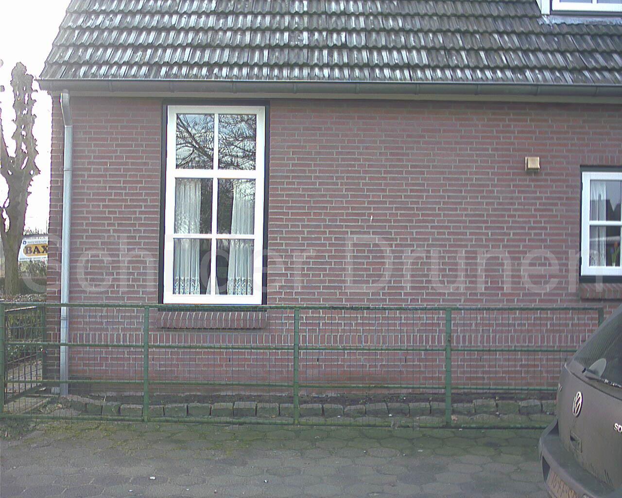 Schilderwerk kozijnen van boerderij in Drunen