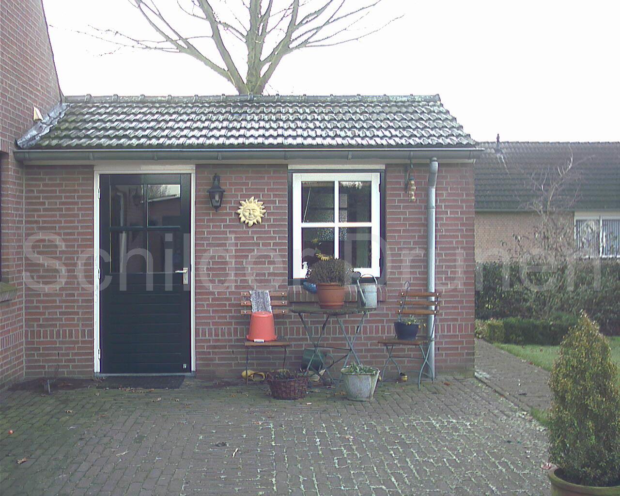 Schilderen aanbouw boerderij Drunen